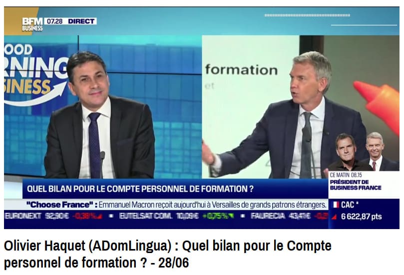 Bilan CPF sur BFM juin 2021